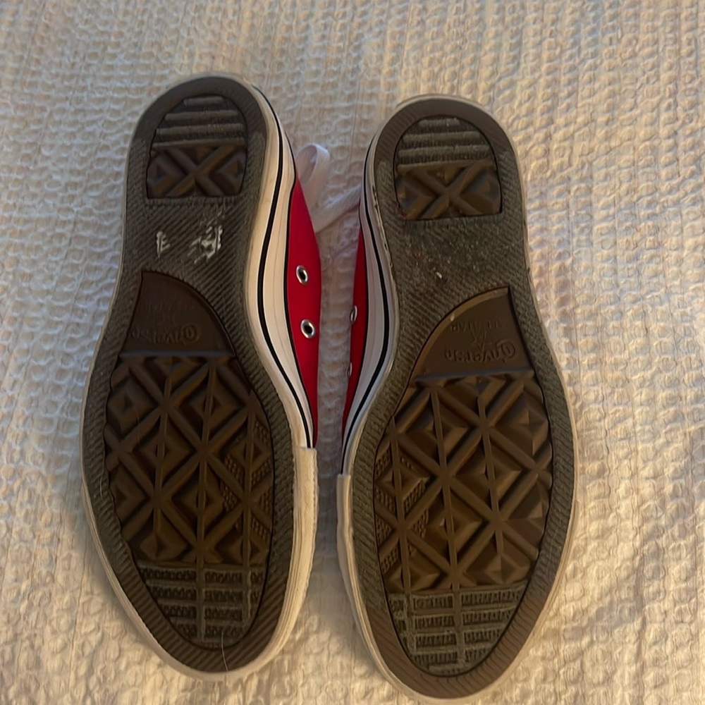 Converse All Star Low Tops Red Size 7 - Picture 4 of 7